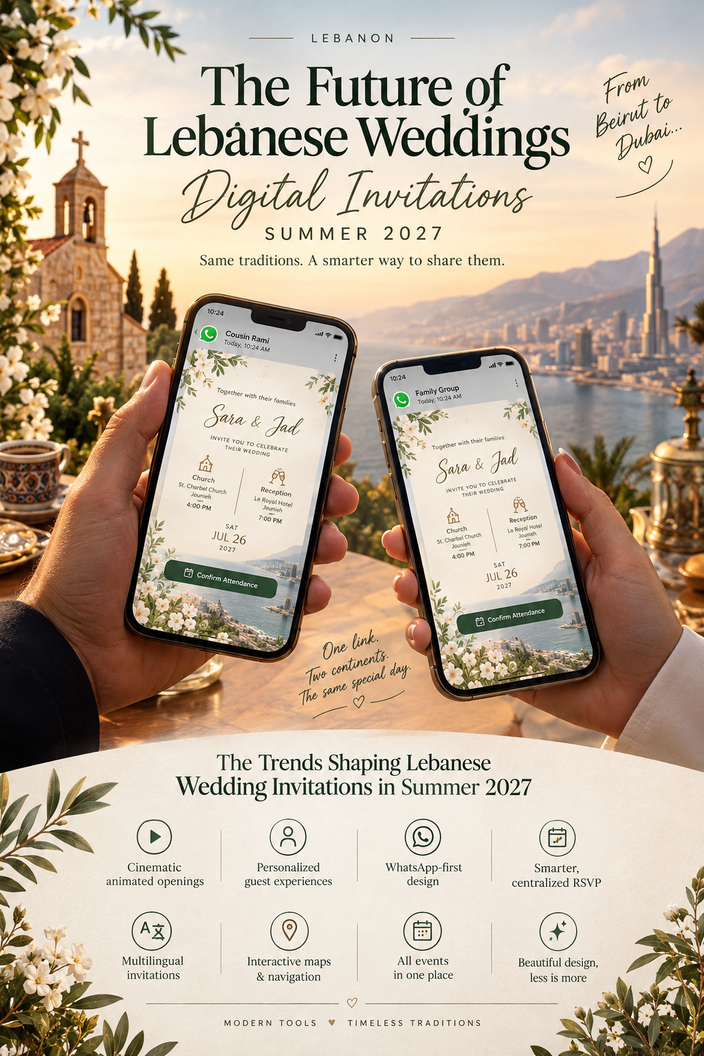 What's Trending in Digital Wedding Invitations in Lebanon for Summer 2027
